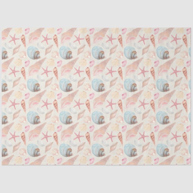 Papier Mousseline Par la série Sea Design 10 (Recto)