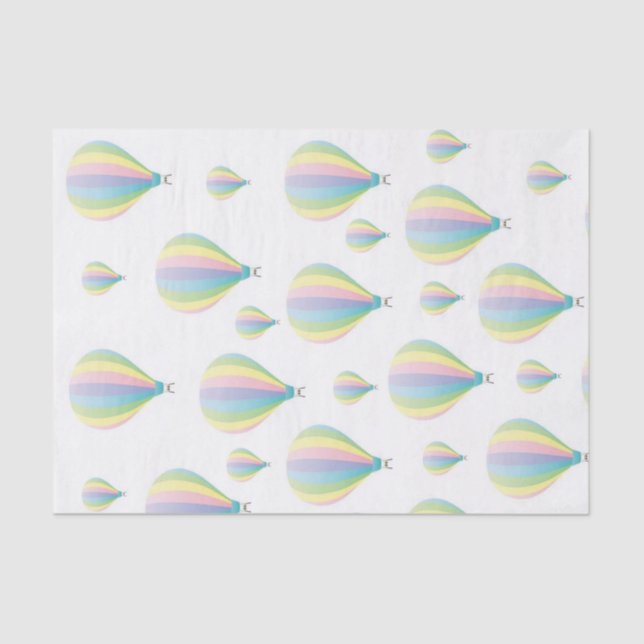 Papier Mousseline Parachutes de papier tissu (Recto)