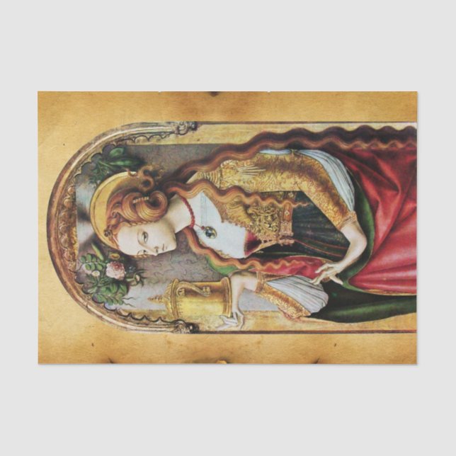 PAPIER MOUSSELINE PARCHEMENT SAINT MARY MAGDALENE (Recto)