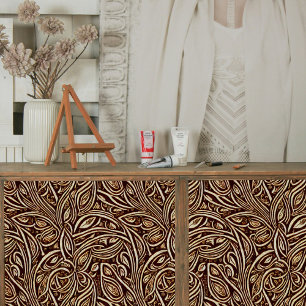Papier Mousseline Parchemins Feuille et fleuris dans le découpage en