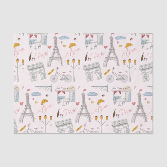 Papier Mousseline Paris (Recto)