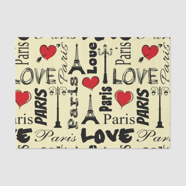 Papier Mousseline Paris (Recto)