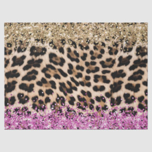 Papier Mousseline Parties scintillant brillante Leopard Poster de an