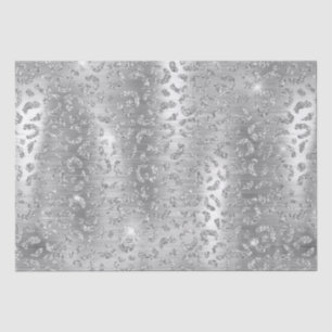 Papier Mousseline Parties scintillant d'argent élégant Motif de tach