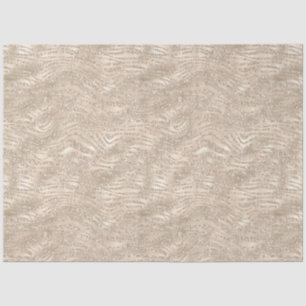 Papier Mousseline Parties scintillant de Champagne d'or Zebra Imprim