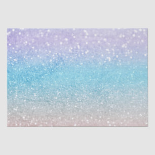 Papier Mousseline Parties scintillant Ombre bleu rose rose toute l'o