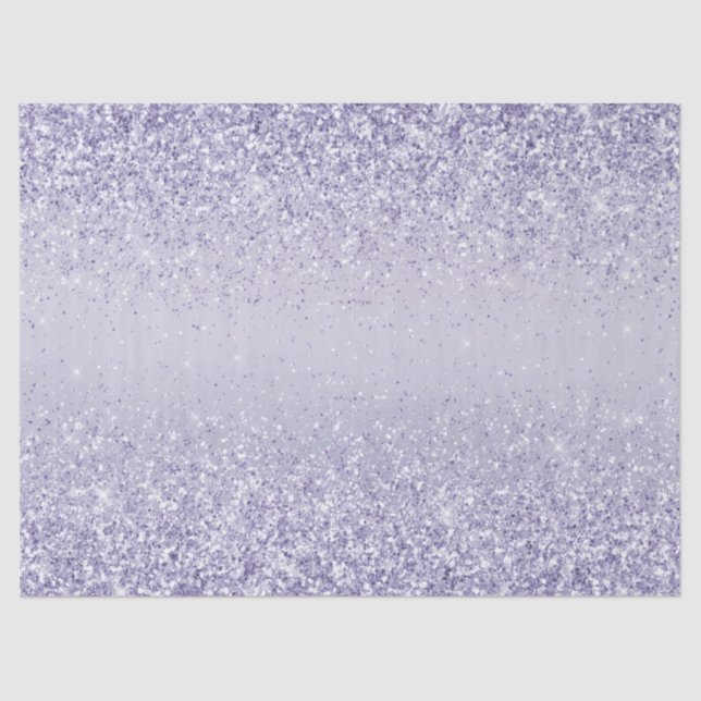 Papier Mousseline Parties scintillant Ombre violette (Recto)