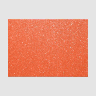 Papier Mousseline Parties scintillant orange foncé souple