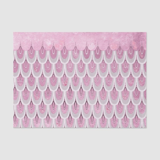 Papier Mousseline Parties scintillant rose brillant - Balances de po (Recto)