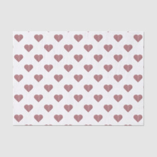 Papier Mousseline Parties scintillant Rose Gold Coeurs Arrière - pla