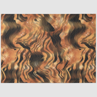 Papier Mousseline Parties scintillant Tiger Series Design #7