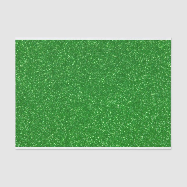 Papier Mousseline Parties scintillant verte Faux moderne Lux Tissu P (Recto)