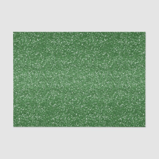 PAPIER MOUSSELINE PARTIES SCINTILLANT VERTE MARDI GRAS (Recto)