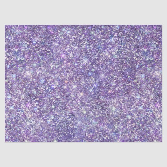 Papier Mousseline Parties scintillant violette (Recto)