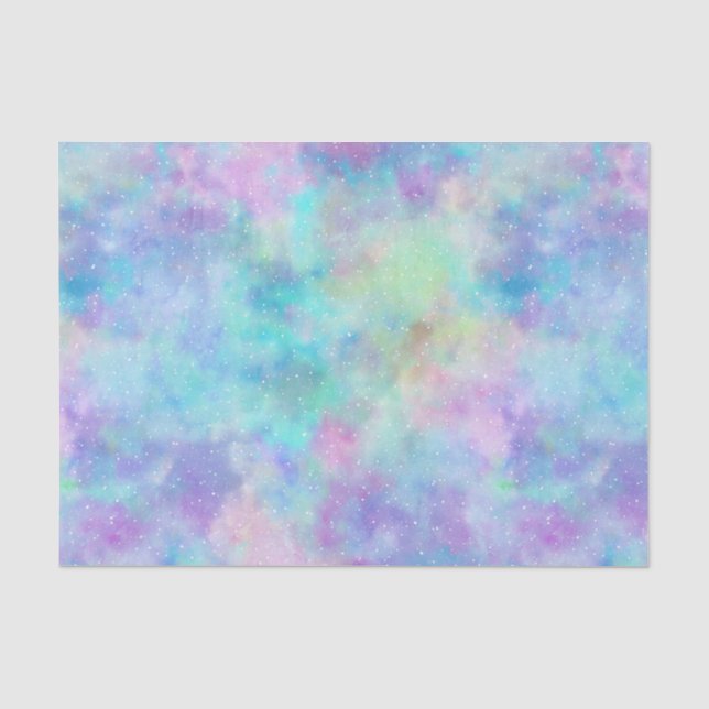 Papier Mousseline Pastel Colors Papier Tissu (Recto)