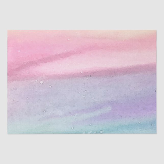 Papier Mousseline Pastel Colors Papier Tissu (Recto)
