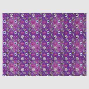 Papier Mousseline Pastel Goth - Cuisine - Halloween violet