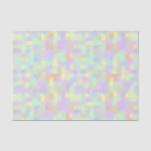 Papier Mousseline Pastel Muted Boho Mod Abstrait géométrique
