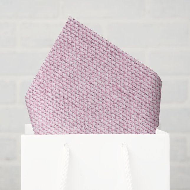 Papier Mousseline Pastel Pink Linen Royal Crown Princess Chic Fun (Sac cadeau)