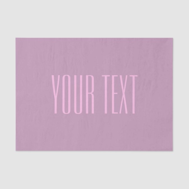 Papier Mousseline Pastel Purple & Pink clair | Texte modifiable mode (Recto)