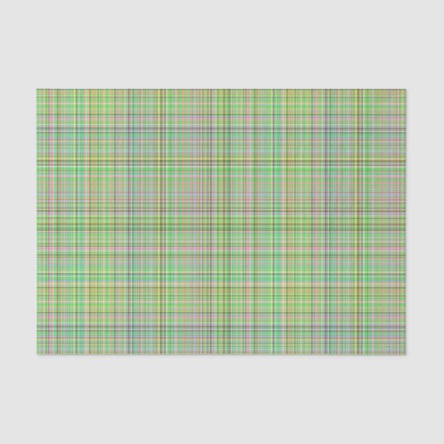 Papier Mousseline Pastels au chocolat Plaid 17-TISSUE PAPIER WRAP (Recto)