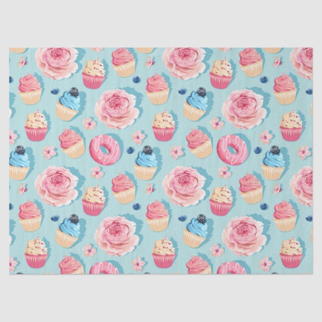 Papier Mousseline Pastries  tissue paper (Recto)
