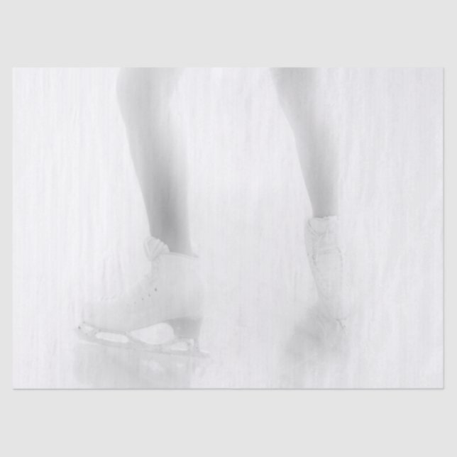Papier Mousseline Patinage sur glace (Recto)