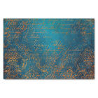 Patine de cuivre grunge et calligraphie turquoise