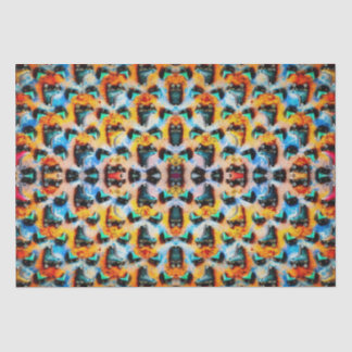 Papier Mousseline Patins à rouleaux Papier Tissu d'art africain