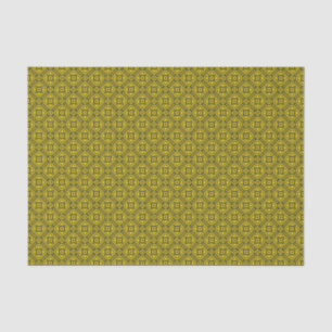 Papier Mousseline Pattern de Medieval Yellow