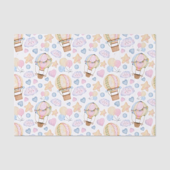 Papier Mousseline Patters de Whimsical Watercolor (Recto)