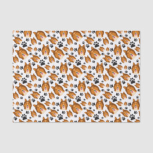 Papier Mousseline Pattes de chiot de chien de l'Ecosse Sheltie de