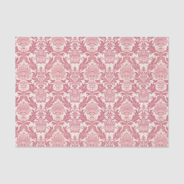 Papier Mousseline Patty rose Ornamental Damask Patty (Recto)