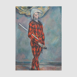 Papier Mousseline Paul Cezanne - Arlequin