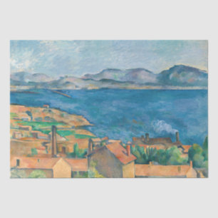 Papier Mousseline Paul Cezanne - Baie de Marseille, vue d'Estaque