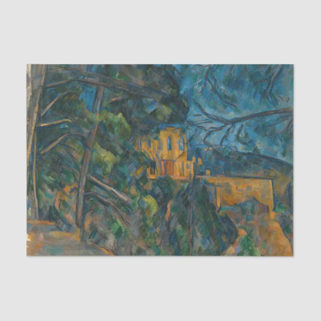 Papier Mousseline Paul Cezanne - Château Noir (Recto)