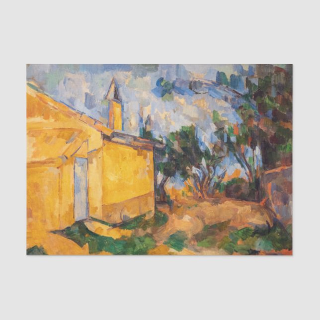 Papier Mousseline Paul Cezanne - Le Cabanon de Jourdan (Recto)