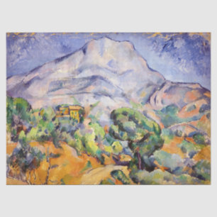 Papier Mousseline Paul Cezanne - Mont Sainte-Victoire, Route de la T