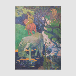 Papier Mousseline Paul Gauguin - Le Cheval Blanc