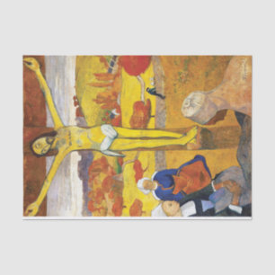 Papier Mousseline Paul Gauguin Le Christ Jaune Art Vintage