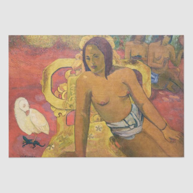 Papier Mousseline Paul Gauguin - Vairumati (Recto)