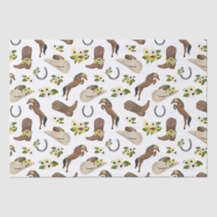 Papier Mousseline Pays et flore
