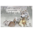 Paysage de la Lune de la Forêt de Neige