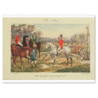 Paysage vintage Fox Hunter Ephemera Decoupage