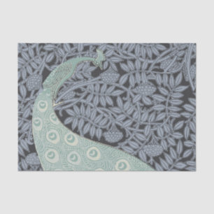 Papier Mousseline Peacock Art Nouveau Bird Classic