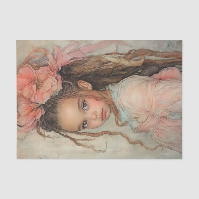 Papier Mousseline Pêche et beauté de la crème9 (Recto)