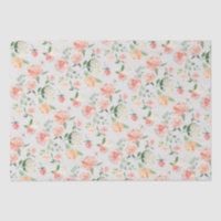 Pêche et profil floral féminin rose