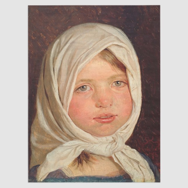 Papier Mousseline Peder Severin Kroyer - Petite fille de Hornbaek (Créateur téléchargé)