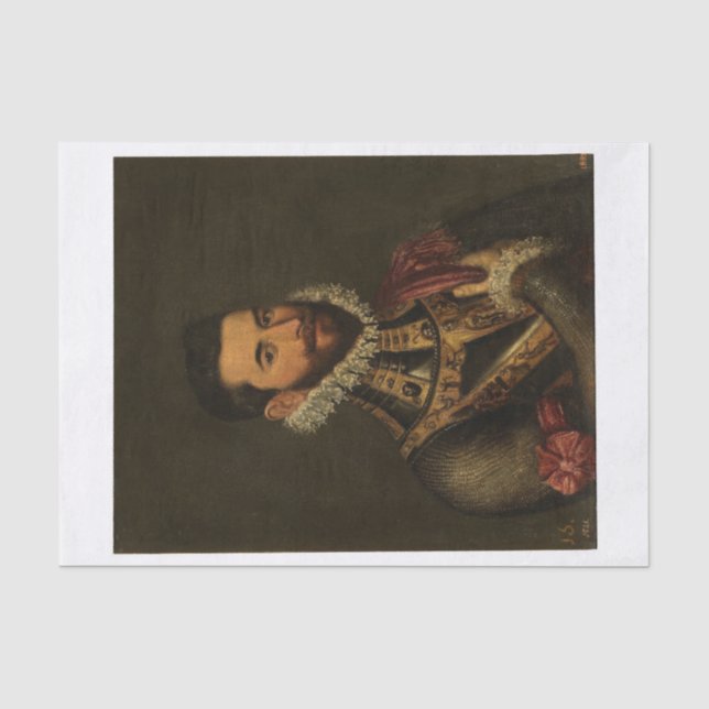 Papier Mousseline Pedro De Medici par Tintoretto Découpage (Recto)