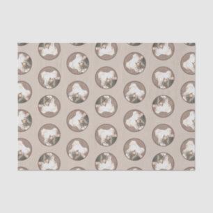 Papier Mousseline Peinture Chinoise sans cheveux peint art original 